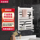 金旗舰暖气片钢制家用水暖卫生间带筐小背篓暖气片散热器壁挂式毛巾架 钢制框背-高 600mm*440mm 白色