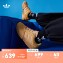 adidas「面包鞋」阿迪达斯官方三叶草COURTIC男女麂皮运动板鞋 芥末黄 42(260mm)