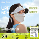 蕉下（beneunder）脸基尼女帽檐全脸防晒面罩防晒口罩防紫外线蓝烟灰