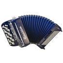 博罗威尼 1889 L POLVERINI 1889博罗威尼Polverin意大利原装进口巴扬手风琴烤漆96贝斯专业演奏 76键 北欧海王蓝