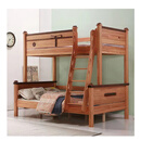 松堡王国全实木儿童实木上下床工厂红檀木双层床组合高低床男女孩款 礼盒款 1200*2000