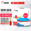 远东电缆 ZC-BV2.5平方插座空调热水器阻燃铜芯单股硬线 100米红色火线