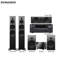 丹拿（DYNAUDIO）家庭影院音响套装5.1进阶版丹拿Emit 20_Emit 50_Emit 25C_Sub 6_TX-NR6100 丹拿意境50家庭影院5.1进阶版【胡桃木】