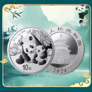 2024年熊猫银质纪念币30g  999足银投资币 现货 30g银币
