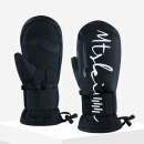 23内置护腕护板滑雪手套男女冬季防水保暖防摔滑雪装备可触屏手套 黑色（含护板） L（掌宽10.5CM）