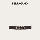 【95成新】菲拉格慕（Ferragamo）男士双面可调式GANCINI腰带 0776310_C  _105 七夕礼物送男友  