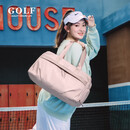 高尔夫（GOLF）多功能旅行包独立鞋仓运动干湿分离健身包休闲男女防泼 藕粉色