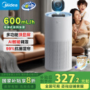 美的（Midea）【小蓝鲸600】无雾空气净化加湿器婴儿落地除菌卧室静音增湿器孕妇家用长效生日礼物桌面SZ-2Y50