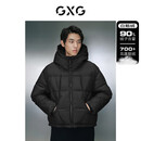 GXG男装  零压鹅绒三防羽绒服 23年冬 黑色 175/L