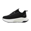 90分增高爆米花底回弹缓震排汗透气休闲轻跑步鞋 黑色 39