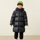 迷你巴拉（minibala）【热Hi2.0】男女童发热抗寒羽绒服亲子长款羽绒外套