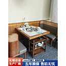 创京懿选地锅灶台带桌子东北铁锅炖电磁炉火锅桌大锅灶电陶炉地锅鸡专用灶 餐桌按每平方报价