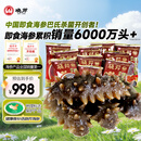 晓芹大连即食海参3斤35-50只 固形物75%  辽刺参 海鲜水产 