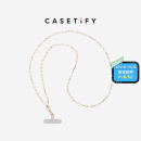 CASETIFY适用于iPhone全系列 斜挎背带手机背带便携珍珠样式 珍珠样式