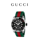 GUCCI古驰Gucci Dive系列男士腕表,45毫米 红绿条纹 均码