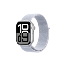 【99成新】Apple/苹果 Watch Series 10 智能手表GPS款42毫米银色铝金属表壳青云色回环式运动表带MX1L3CH/B