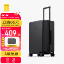 地平线8号（LEVEL8）行李箱男拉杆箱旅行密码箱24英寸科思创PC箱体万向轮托运箱女黑色