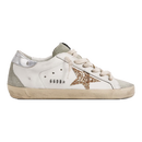 【95成新】GOLDEN GOOSE/GGDB 黄金鹅 女鞋复古白色增高金色亮片星星脏脏鞋 白色 36