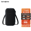 Samsonite/新秀丽男女手机包牛皮革斜挎包商务时尚大容量 TK6*09011 黑色