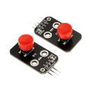 1位带帽大按键开关模块点动轻触按键PH2.0接口Arduino编程ESP32 HS-KEY1B 配3P杜邦线