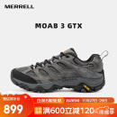 迈乐（Merrell）男女款户外越野徒步鞋MOAB GTX防水透气防滑抓地耐磨登山鞋 J035799灰-3 GTX男款 42