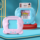 儿童早教玩具学习机双语有声儿歌认识字插卡机唐诗宋词卡片机s 小熊款-粉色 唐诗宋词336首+224中英文内容