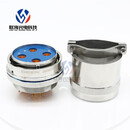 XCD系列4芯航空插头XCD45T4K1P40+FJC40插座XCD45F4Z1P40不锈钢圆 XCD45T4K1P40