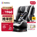 bebebus儿童安全座椅领航家汽车用0-8岁婴儿宝宝车载360度旋转 千岩灰