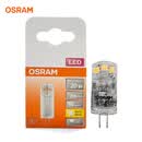 欧司朗（OSRAM）LED灯珠 12V低压灯珠 G4细脚水晶灯餐吊灯小插泡 1.8W/2700K黄光