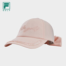 斐乐（FILA）2024春季新款高尔夫运动帽遮阳帽鸭舌帽女子棒球帽 甜美粉-LP XS