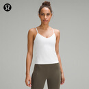 lululemon丨Align™ 女士及腰吊带运动背心 A/B 芯吸 LW1EX9S 白色 S /6
