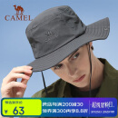骆驼（CAMEL）渔夫帽男女夏季薄款大头围防晒遮阳太阳帽子大帽檐遮脸大沿帽