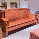 质木匠 红木家具缅甸花梨（学名：大果紫檀）全实木沙发组合新中式金如意沙发中小户型 113七件套沙发