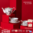 WEDGWOOD[春节不打烊]【肖战推荐】幸运彩雀1壶2杯2碟骨瓷茶具咖啡具套装 幸运彩雀1壶2杯2碟套装