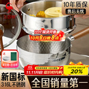 三四钢雪平锅316L不锈钢22cm日式奶锅带蒸笼食品级加厚无涂层煮面 38123