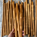 网红实心玉竹把件文玩手持棍棒拐杖教鞭手工红皮老料 直径1.6cm/长度40cm左右 常规款