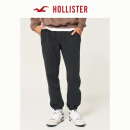 HOLLISTER24春秋款抓绒黑色宽松运动卫裤长裤男装KI334-4041 黑色 S (175/76A)