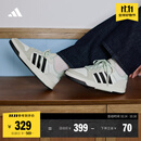 adidas ENTRAP美式校园风运动板鞋少年感复古篮球鞋男女阿迪达斯   白色/黑色/矾土棕   42