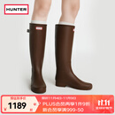 HUNTER雨靴refined雨鞋女露营防水高筒长靴靴子户外鞋防水鞋 深巧色/EPD（新色） 38