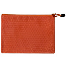 优易达足球纹文件袋 零钱包 A5 橙色