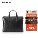 Samsonite/新秀丽公文包男士商务手提包牛皮革14英寸电脑包 TK9*09001