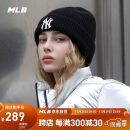 MLB帽子男女针织帽冬季百搭时尚休闲毛线帽新款3ABNBM246-50BKS-F