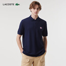 LACOSTE法国鳄鱼夏日系列男装短袖卡通鳄鱼休闲舒适Polo衫|PH8165 166/藏青色 S 3 /170