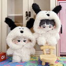 百变魔王可爱超萌10cm20cm40cm海狸loopy公仔娃衣飞行小狗连体衣棉花娃娃 10c飞行小狗娃衣