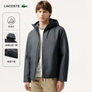 LACOSTE法国鳄鱼男装25秋冬新款简约厚款连帽棉服外套|BH2552 050/深灰色 M 50