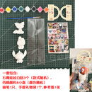杉贝迷你小号真石膏娃娃涂鸦玩具儿童彩绘上色白胚手工diy填色公仔 精美手提【3个装】--20套