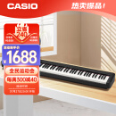 卡西欧（CASIO）电钢琴CDPS110黑色88键重锤数码电子钢琴时尚轻薄便携单机款