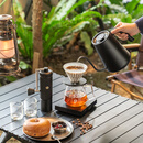 泰摩进阶手冲咖啡壶套装 磨豆机温控壶咖啡器具女生节礼物生日礼盒 进阶型套装-【栗子S3曜石黑】