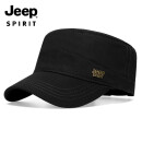 吉普（JEEP）帽子男士棒球帽夏季百搭鸭舌帽常规帽檐平顶太阳帽青中老遮阳帽
