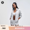 lululemon丨Scuba 女士拉链连帽衫 LW4AWNS 杂色浅浅灰 6